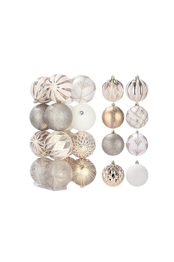 Boules Or et Blanc