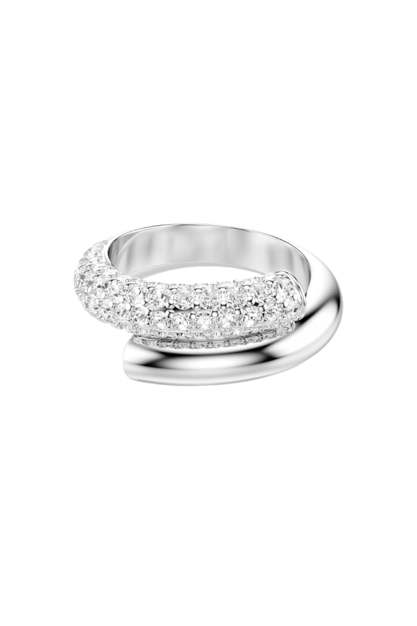 Bague Blanc/Rhodié