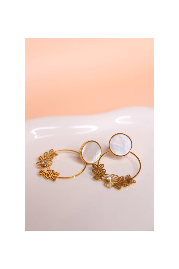 Boucles d’oreilles Elégance florale